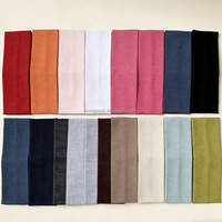 Bandeau de sport LUMI tendance en tricot élastique, large et antidérapant, pour le yoga, le fitness et les activités de plein air, multicolore et extensible