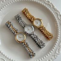 Montre Quartz Haut de Gamme Personnalisée Scottie 9727+9722 pour Femme, en Acier Inoxydable, Étanchéité Mouvement Affaires