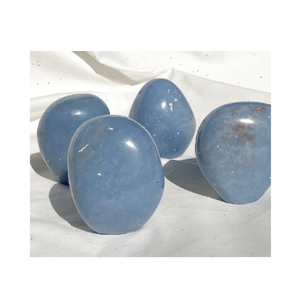 Forma libre natural de pie Angelita de forma libre roca piedra pulida Cristal de forma libre de pie curación natural Palma mayorista - Product Image 4