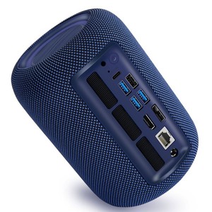 New 2026 EXR1 R7 8745HS MiniPC DDR5 2.5G LAN WiFi 6 32GB 1TB SSD 8 <b>Speakers</b> Cores 16 Threads Radeon 780M Business <b>MINI</b>-118 Indus - Product Image 1
