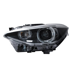 Conjunto de Faros Delanteros LED para <span class=keywords><strong>BMW</strong></span> Serie 1 <span class=keywords><strong>F20</strong></span> 118i 120i 125i 128i <span class=keywords><strong>130i</strong></span> 2012-2015, Actualización de 100W, Proyector Bifocal, Accesorios - Product Image 1