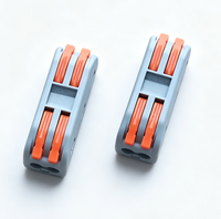 Connecteur de câblage à levier PCT-2-2 2 entrées 2 sorties 32A 250V, bornier électrique à connexion rapide pour fils de 0,2-2,5 mm²