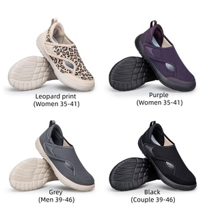 Extra-<strong>Wide</strong> Adjustable Laces Outdoor Lightweight Orthopedic Sneakers Anti-Slip Breathable Cushioned <strong>Wide</strong> <strong>Toe</strong> Box Diabetic <strong>Shoes</strong> - Product Image 2