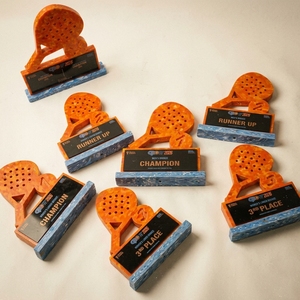 Stylish Sustainable Recycled Plastic Corporate Award <b>Plaque</b> with Custom Logo for Company Events - Product Image 4