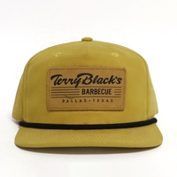 Penjualan Langsung Pabrik Topi Snapback 5 Panel Model Retro Kasual Sporty Berbahan Kulit dengan Logo Patch Kustom dan Tali, untuk Wanita