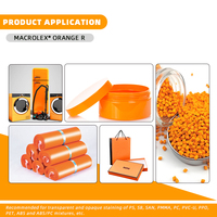 Macrolex Orange R Colorants solvants résistants aux hautes températures Colorants orange pour plastiques Solvant rose Orange 107