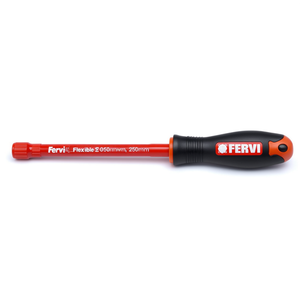 Fervi Flexible <b>Socket</b> Wrench With Handle 10mm Drive Length 250mm - Product Image 2