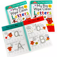 Cahiers de pratique magiques réutilisables entièrement personnalisables pour enfants, pour l'apprentissage de l'alphabet et des mots, livres de traçage éducatifs effaçables pour l'apprentissage des lettres anglaises pour les enfants