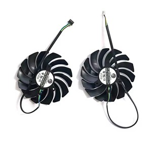 สำหรับ <span class=keywords><strong>MSI</strong></span> Ventus <span class=keywords><strong>GeForce</strong></span> <span class=keywords><strong>RTX</strong></span> 3060 <span class=keywords><strong>3060TI</strong></span> 3070การ์ดแสดงผล2X ระบายความร้อน Fa ใหม่95มม. PLD10010B12HH <span class=keywords><strong>RTX</strong></span> 3060 Ventus 2 - Product Image 2