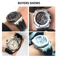 Correa de reloj de cuero para hombre Fit AP Oak Offshore Series AP15400 26320 de 26 mm