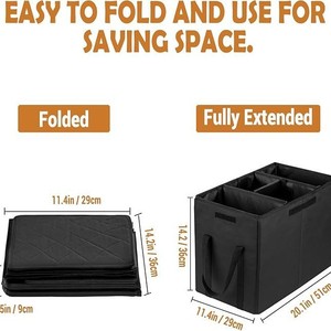Custom Large Dog Car Seat Extender Rear Seat Extender with Storage Car Organizer <b>Gap</b> Filler - Product Image 1