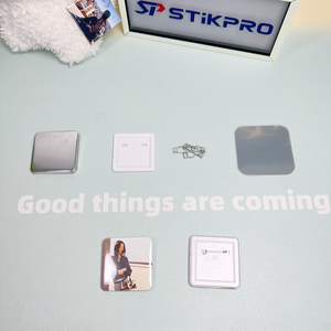 65*90Mm DIY Nút Nhà Sản Xuất Tủ Lạnh Nam Châm Nút Huy Hiệu Máy Làm + Giấy Cắt + 100Pcs Nam Châm - Product Image 5