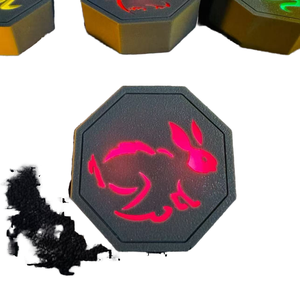 Amulette d'aventure Jackie <span class=keywords><strong>Chan</strong></span>, jouet lumineux créatif du zodiaque, cadeau en plastique durable avec des personnages d'animation Frozen - Product Image 5