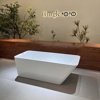 Baignoire de trempage à froid autoportante en acrylique Gurgle avec raccordement pour refroidisseur, idéale pour les salles de sport et les spas