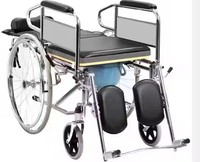 Hand-Push Fauteuil roulant de réadaptation pour personnes âgées et handicapées avec chariot de lit Peut s'asseoir et se coucher Fauteuil roulant confortable