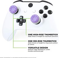 Capuchons de manettes et de joysticks en silicone antidérapant, finition nude, compatibles avec les manettes PS5 et PS4, sans capuchons de protection KTF