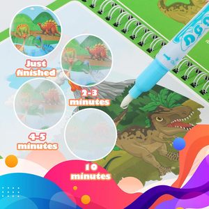 <span class=keywords><strong>Libro</strong></span> Mágico de <span class=keywords><strong>Agua</strong></span> Sorpresa Popular, <span class=keywords><strong>Libro</strong></span> de Dibujo para Niños, <span class=keywords><strong>Libro</strong></span> Acuático con Rotulador para Niños, Gran Venta - Product Image 5