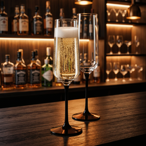 Copa de Champán/Vaso para Brindis de 260 ml, Hecho a Mano con Vidrio de Borosilicato, con Logotipo Personalizado, para Regalos Corporativos y Kits de Bienvenida Promocionales - Product Image 6
