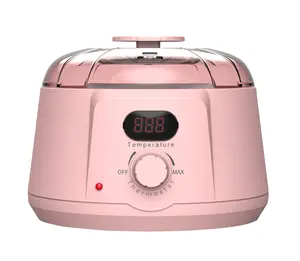Özel Logo 500ml tüy dökücü balmumu ısıtıcı Pot-yüksek kaliteli dijital balmumu erime makinesi-ayarlanabilir sıcaklık ağda ısıtıcı