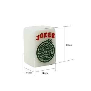 Ensemble de mahjong américain en mélamine personnalisé en usine sans accessoires mini mahjongs portables <span class=keywords><strong>jeu</strong></span> de tuiles - Product Image 6