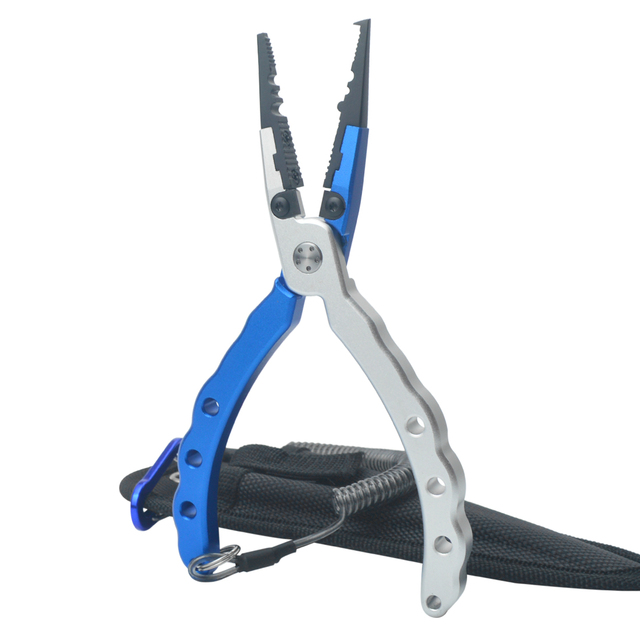 Wholesale Multi-Purpose Aluminum & Stainless Steel Portable Split Ring Pliers Fishing Tackle Sets with Custom Colorful Options