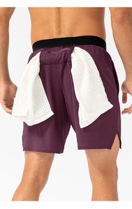 Pantaloncini da Tennis <span class=keywords><strong>bianchi</strong></span> da <span class=keywords><strong>uomo</strong></span> con Logo personalizzato pantaloncini sportivi da <span class=keywords><strong>uomo</strong></span> elasticizzati a 4 vie per il Tennis con due tasche laterali pantaloncini da Badminton - Product Image 6