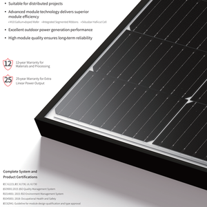 Panel <span class=keywords><strong>Solar</strong></span> Longi MO5m LR5-54HPH de 405~425M con Celdas de Media Corte para Proyectos Distribuidos, Excelente Rendimiento en Generación de Energía en Exteriores - Product Image 2