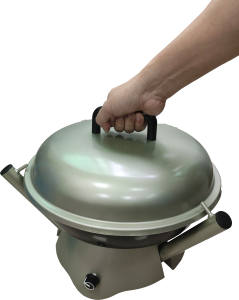 SMALL PREMIUM KETTLE <b>ELECTRIC</b> BBQ-METAL CONSTRUCTION PORTABLE DESIGN for <b>OUTDOOR</b> COOKING - Product Image 3