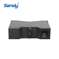 Enceinte passive Sandy J08M, enceinte line array double 8 pouces, système de sonorisation pour mariage, fête, enceintes de discothèque