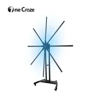Showroom 3D Hologram Fan LED Display Holographic Advertising Equipment Holographic <b>Projector</b> for Commercial Digital Signage - Product Image 1