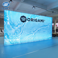 Support d'affichage portable pour salon professionnel, mur de stand pop-up, bannière de fond, présentoir pop-up