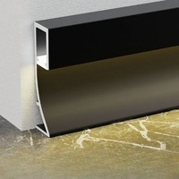 Plinthe LED industrielle anti-déformation en alliage d'aluminium épais pour les grands projets de construction de centres commerciaux