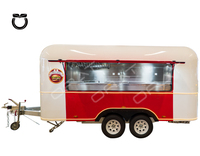 Remorque de cuisine mobile DOT CE CoC, camion de restauration, chariot de restauration avec équipement de cuisine complet, chariot de restauration pour gaufres, hot-dogs, pizzas, hamburgers