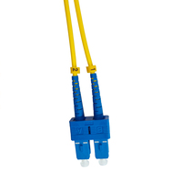 Cable de Fibra Óptica Monomodo de 3.0mm 9/125, Conector SC, Cable Dúplex BI G657A1 con Cable de Conexión de Fibra Óptica SC/UPC a SC/UPC