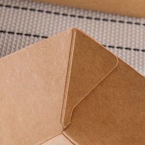 Kağıt tepsiler tek kullanımlık Kraft kağıt karton gıda tekne tepsi Fast Food Materiel Hotdog tatlı sert kutuları aperatifler kuşe kağıt KW 300g - Product Image 6