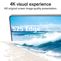 Protection d'écran en verre trempé 3D Premium HD Full Cover pour Samsung S25 S24 Plus Ultra pour Edge