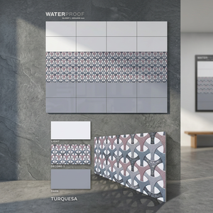 Azulejos de Porcelana Digitales de la Mejor Calidad, 300x600mm, Diseño Tristone, Antideslizantes, para Baño, Interiores, Exteriores y Sala de Estar - Product Image 2
