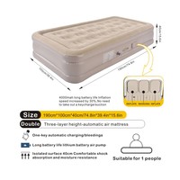 Matelas gonflable pliable en PVC au design moderne avec trou pour le ventre, idéal pour les femmes enceintes, pour la maison ou l'école