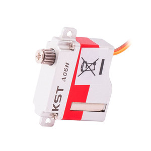 Offre Spéciale KST A06H V6.0 DC3.5V-4.2V 1.4Kgf.cm 0.11sec Engrenage Métallique à Double Roulement Moteur Numérique pour Avions RC F3K Boîtier en Alliage d'Aluminium Micro - Product Image 2