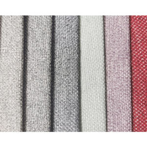 Vente en gros 100 polyester aspect lin tissu lin comme canapé tissu lin coupon tissu - Product Image 1