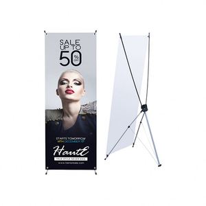 Support de bannière déroulante horizontal pour l'extérieur/l'intérieur, nouvellement lancé, pour la publicité - Product Image 5