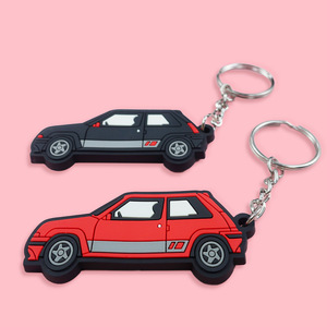 ピックアップトラック小型車シリコンキーリング2Dゴム製キーホルダーソフトPVCキーホルダー工場直販カスタム卸売 - Product Image 6