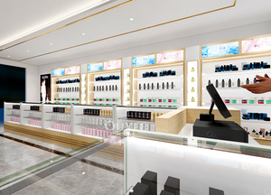 ชั้นวางโชว์เครื่องสำอางตู้โชว์น้ำหอมสำหรับตกแต่งร้านเครื่องสำอางตู้โชว์น้ำหอม - Product Image 6