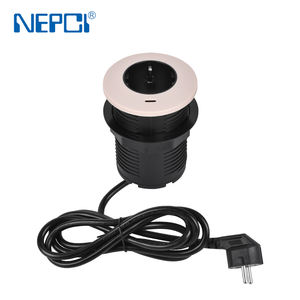 <span class=keywords><strong>Prise</strong></span> de bureau intégrée OEM professionnelle avec chargement USB, logo personnalisé acceptable, <span class=keywords><strong>prise</strong></span> de courant USB - Product Image 3