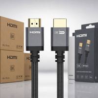 Câble HDMI 2.1 8K OEM, 48 Gbps, tressé en nylon, plaqué or, ultra haute vitesse, 8K60Hz, 4K120Hz, EARC HDR pour téléviseur, projecteur, moniteur