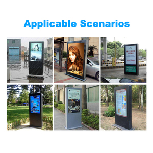 Sahil için IP65 su geçirmez zemin ayakta dijital tabela-yüksek parlaklık 5000 Nits açık LED ekran CE sertifikalı - Product Image 2