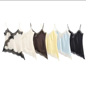 ชุดเดรสสายเดี่ยวลูกไม้แบบไม่สมมาตร ดีไซน์หรูหราและเซ็กซี่สำหรับผู้หญิง แฟชั่นทันสมัย - Product Image 2