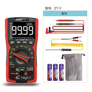 Multimètre numérique Zoyi Zt-Y 1000V 100A True RMS avec arrêt automatique pour électriciens et réparations - Product Image 5