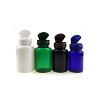 Vente en gros 75ml 100ml 150ml 200ml 250ml ml Fabricant chinois Bouteille de pilules en plastique doux au toucher pour animaux de compagnie Bouchon Crc Capsule Pot