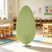 Panneau de séparation acoustique en polyester 100% PET absorbant le son, bloc de couleur, pour bureau et studio